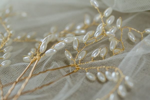 Pearl Drop Long Pin - Image 2
